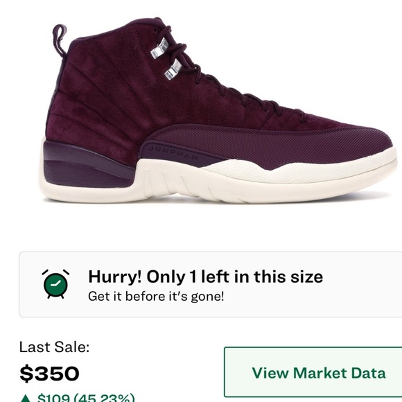 Bordeaux 12s size 10.5 - Picture 3 of 3